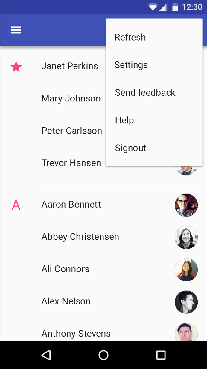 Menus - Components - Material design guidelines