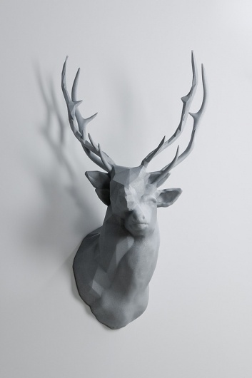 polygon-double-deer-2.jpg (600×900) #sculpture #art