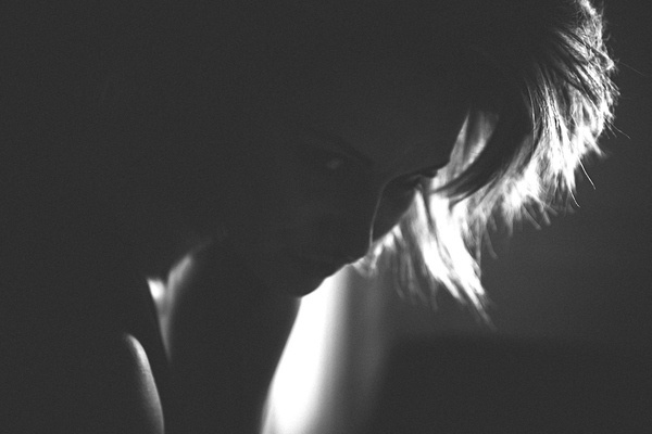 Glow - Jenny #film #old #white #b&w #look #black #photography #portrait #natural #and #fashion