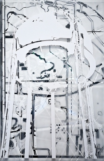 Art Here Lately - winter 2010- spring 2011 #acrylic #vinyl #white