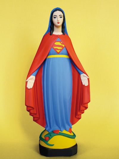 super mary (superheroes as figures of religion)