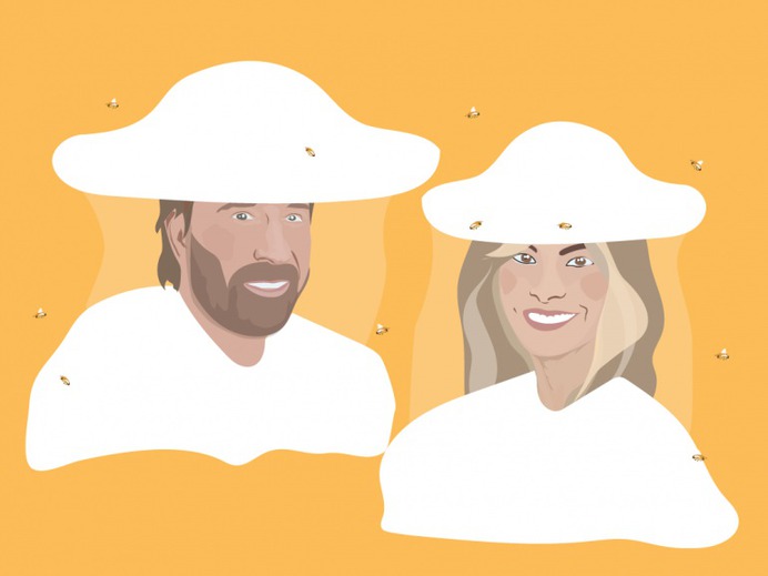 Chuck Norris & Gena O'Kelley Beekeeping