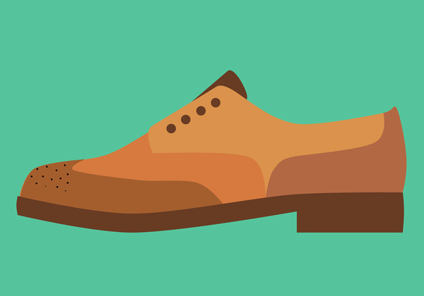 Brogue Art Print by Michael Arnold | Society6 #arnold #michael #print #illustration #fashion #footwear