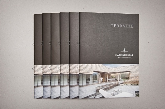 Brochure design idea #299: Mareiner Holz - corporate identity & design on the Behance Network #print #booklet #brochure
