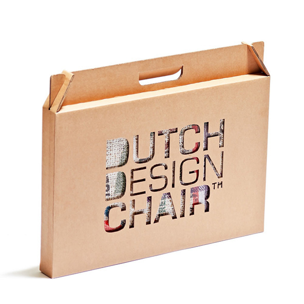 Packaging example #431: Dutch Design Chair - Sustainable Packaging Design #packaging #design #graphic #3d