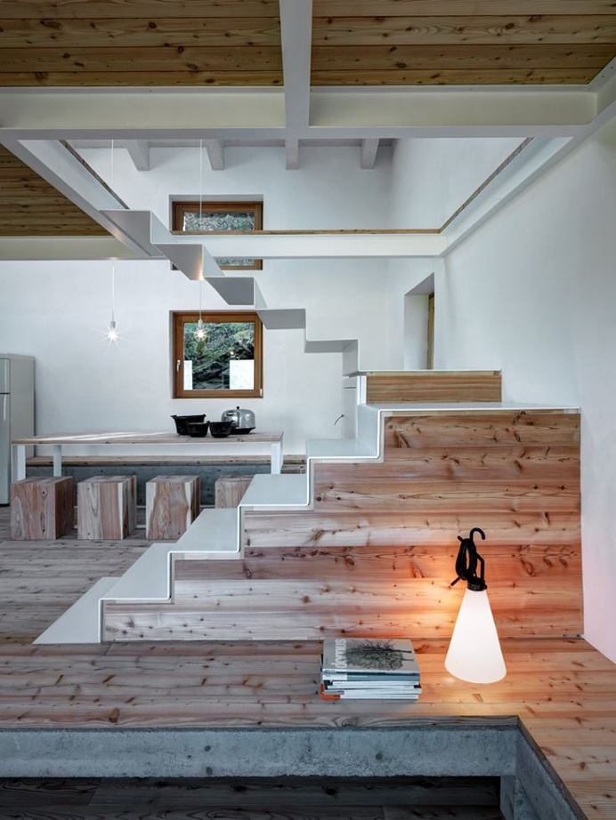 Old Ruin Transformed into a Spectacular Mountain Residence