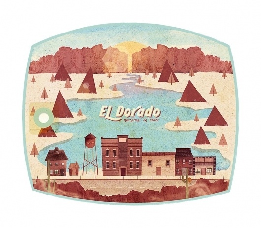 El Dorado - The Everywhere Project #dorado #el #been #everywhere #thomas #glenn #illustration #tag #california