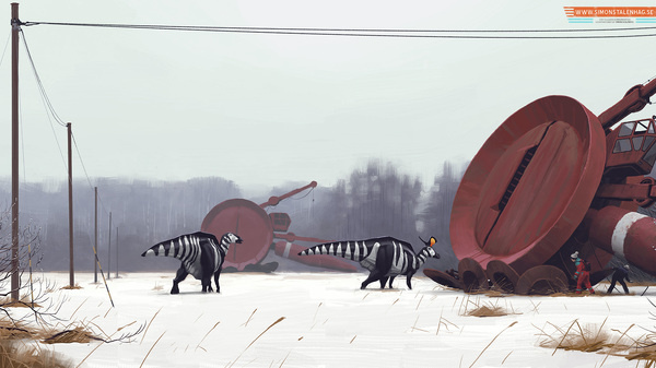 Simon Stålenhag Art Gallery #simon #painting #stlenhag #art