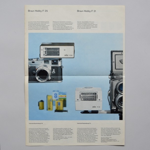 Braun Blitzgeräte für Hobby und Beruf Wolfgang Scheitel 1960 via www.dasprogramm.org