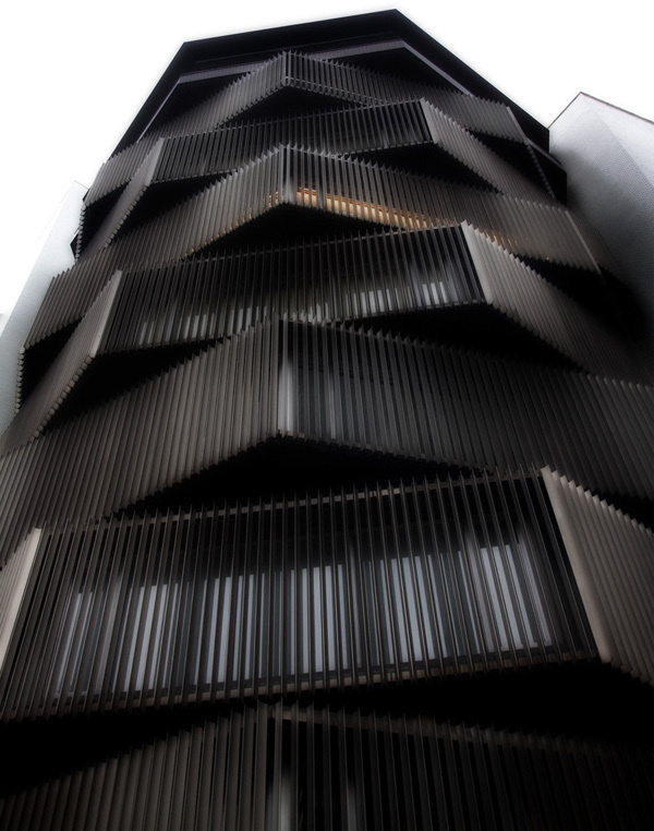 Zoom Photo #dark #building #black #hexagon #artichechture