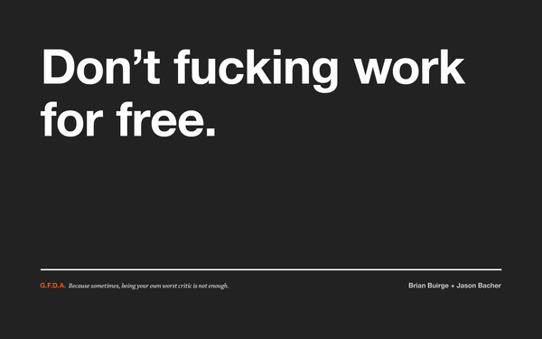 Good Fucking Design Advice #wallpaper #advice #poster