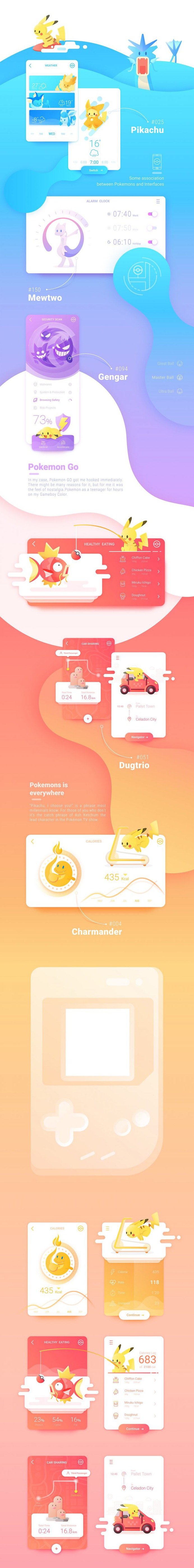 Animated scroll of Pokemon by Daz_Qu