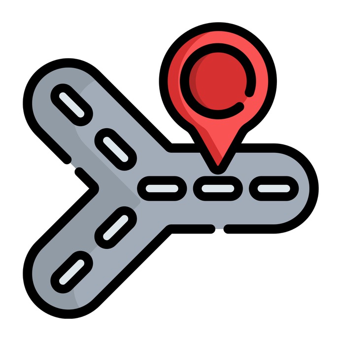 See more icon inspiration related to way, maps and location, location pin, map pointer, map point, map location, placeholder, route, pointer, pin and location on Flaticon.