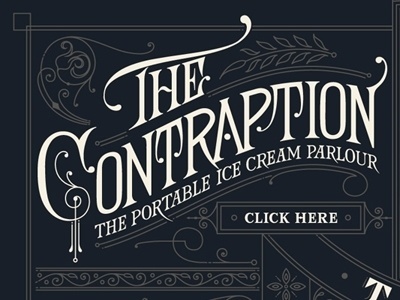 Dribbble - Lick Me... Homepage – Full Vectors by Tom Lane #typography