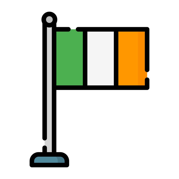 See more icon inspiration related to ireland, flag, country, nation, flags and world on Flaticon.