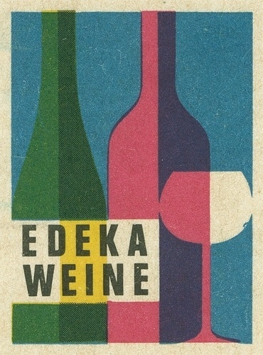 German matchbox label | Flickr - Photo Sharing! #matchbox #edeka #label #weine