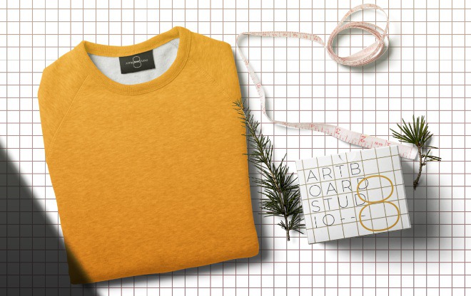 Apparel Brand Mockup Scene