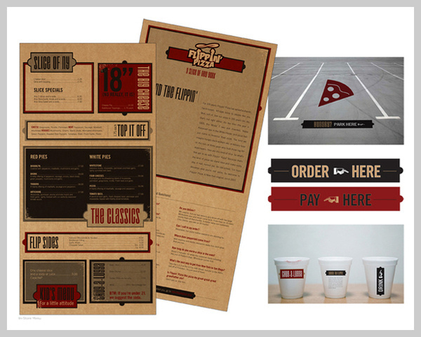 01-retro-pizza-menu-design #menu #layout