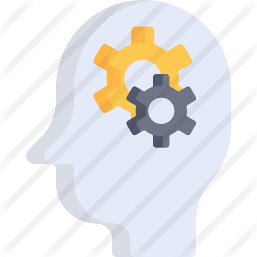 See more icon inspiration related to brain, Cognitive, education, head, gear, cogwheel and people on Flaticon.