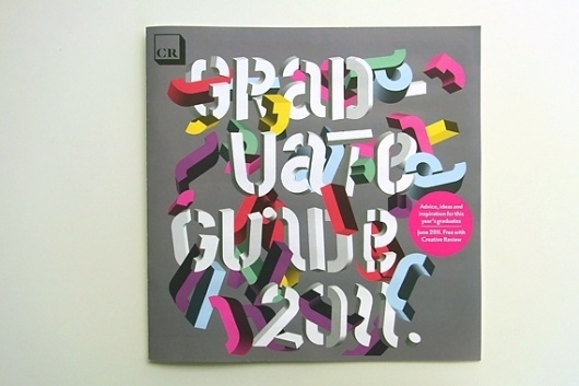 Creative Review - CR Graduate Guide 2011 #colour #typography