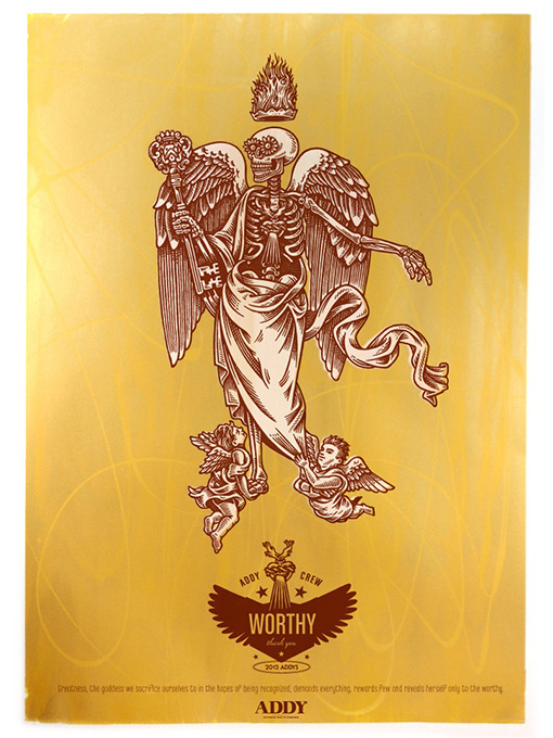 Design Work Life » cataloging inspiration daily #illustration #skeleton #angel