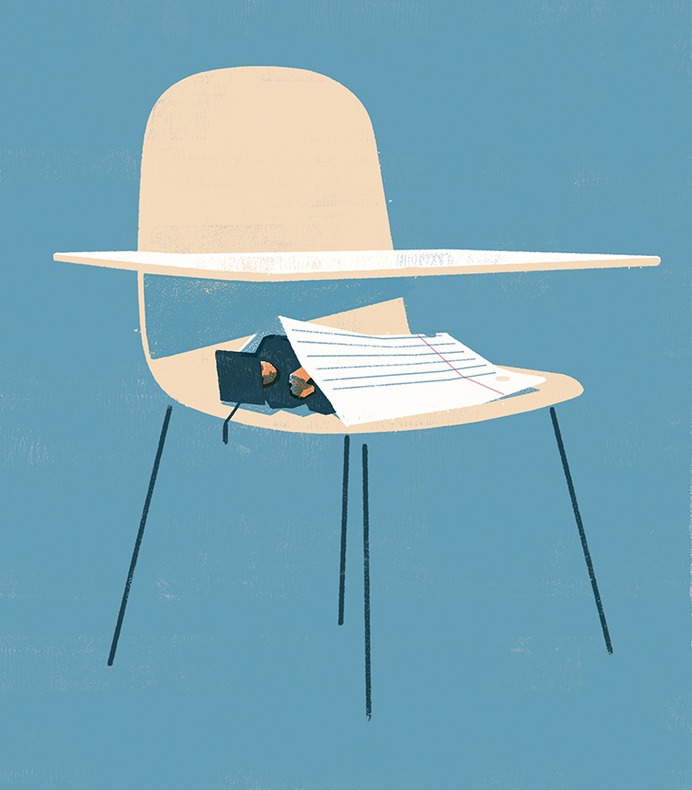 NYTimes | A college student in NYC on the brink of homelessness #illustration