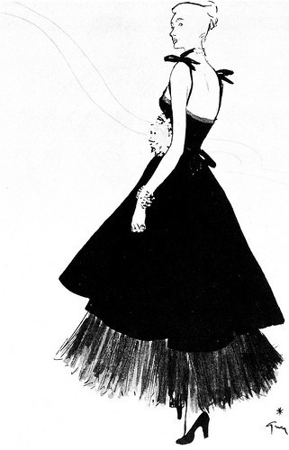 Rene Gruau #b&w #rene #gruau #illustration #fashion