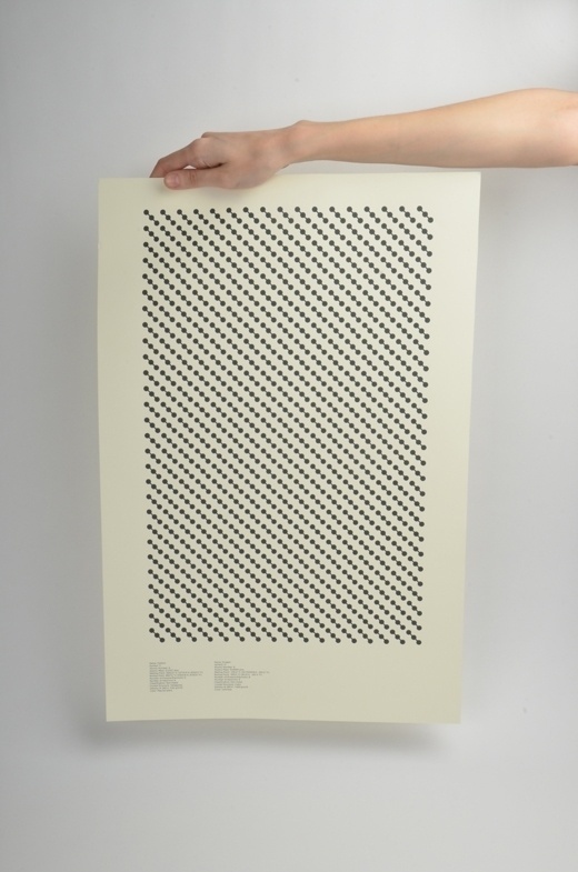 Malene Igland #print #molecular #structure #typography