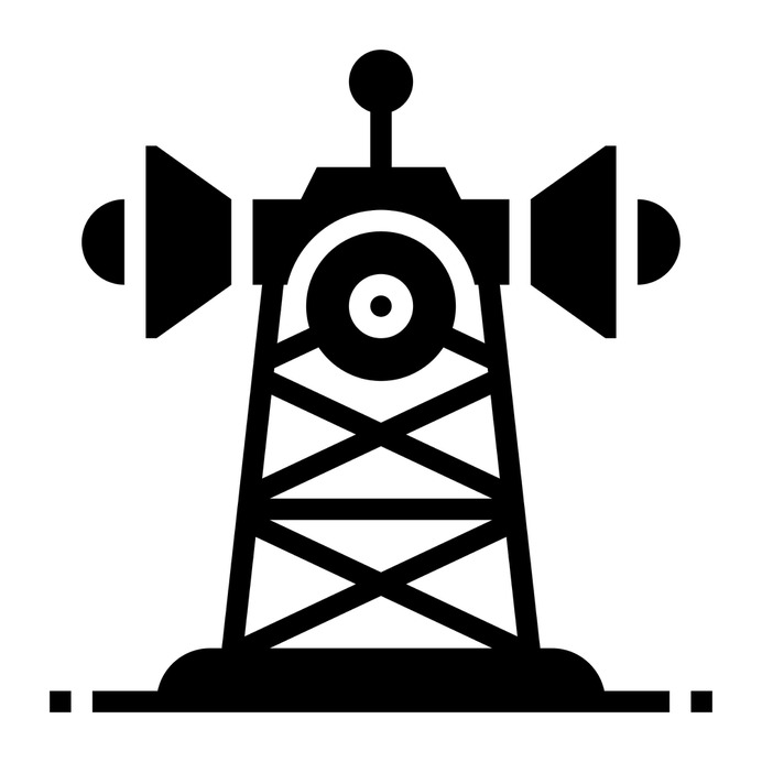 See more icon inspiration related to tower, radar, communication tower, ui, network signal, frequency, telecommunication, telecommunications, communications, signal and technology on Flaticon.