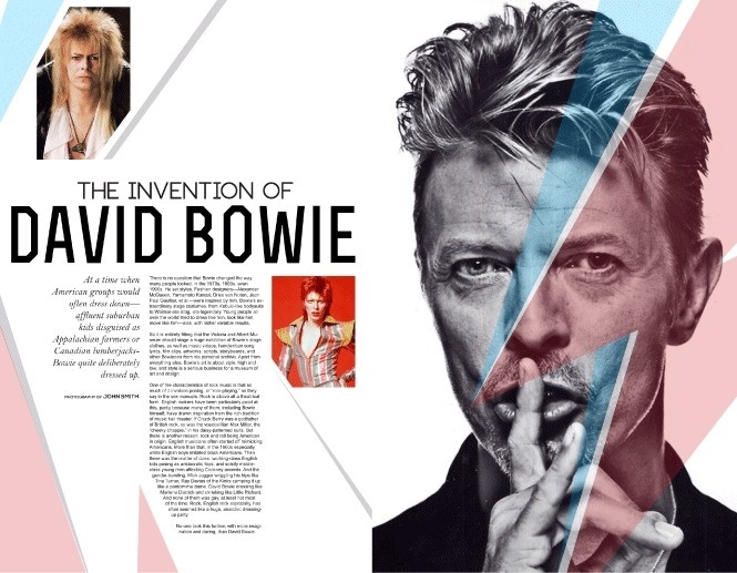 Portfolio / Print / Bowie Layout #profile #design #layout #editorial #bowie