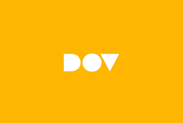 Doors Open Vancouver by Brief #logo #yellow #shapes