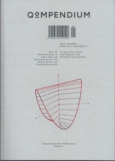 MatterPrinted › Curated covers of printed matter, TITLE: QOMPENDIUM | VOLUME: I | ORIGIN: DE | YEAR:... #cover #qompendium