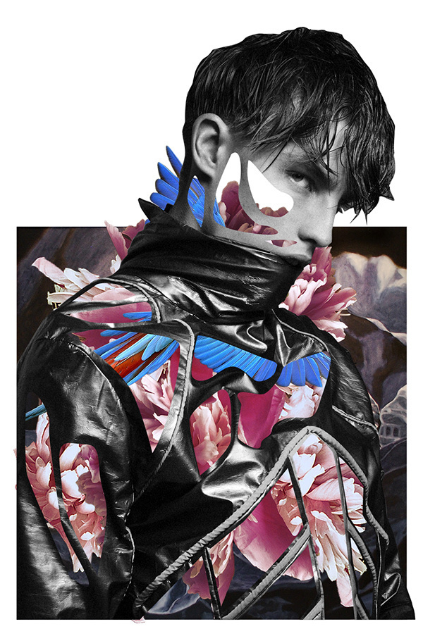 In Bloom on Behance #collage