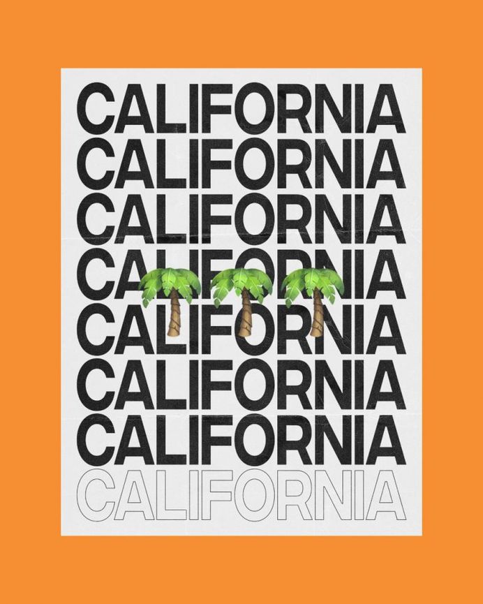 California Typography by Nathen McVittie