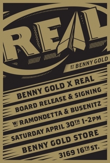 Benny Gold #flyer #design #benny #real #gold