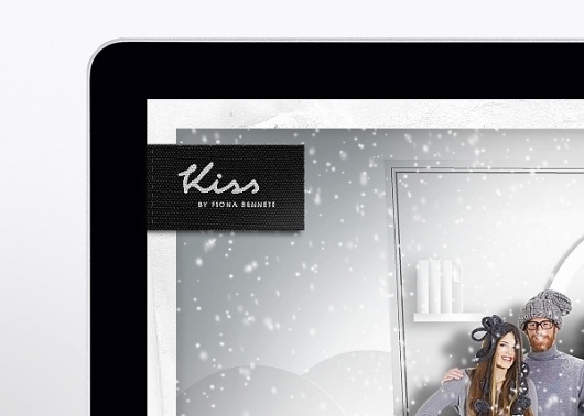 Website / Kiss by Fiona Bennett on the Behance Network #website #logo #design