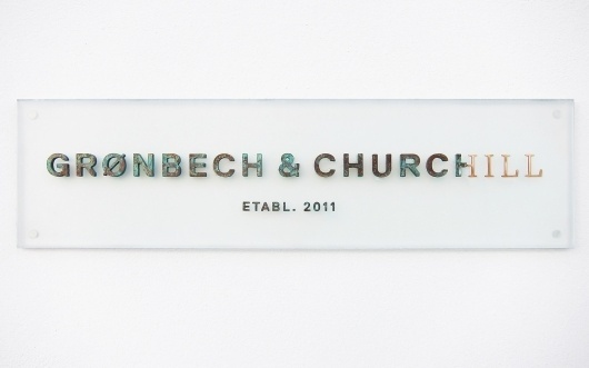 Grønbech og Churchill | Re-public #sign #design #graphic #typography