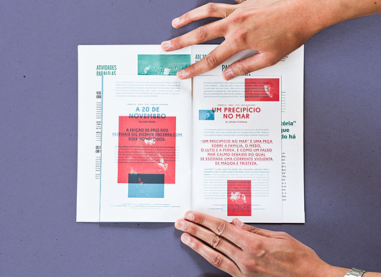 Vila Flor Cultural Center: Identity by Atelier Martino&Jaña | Inspiration Grid | Design Inspiration #editorial