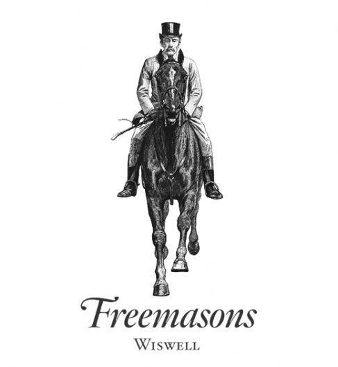 Fallow Deer - Freemasons, Portfolio of Michael Stanley #inn #horse #restaurant #wiswell #freemasons #illustration #identity #bar