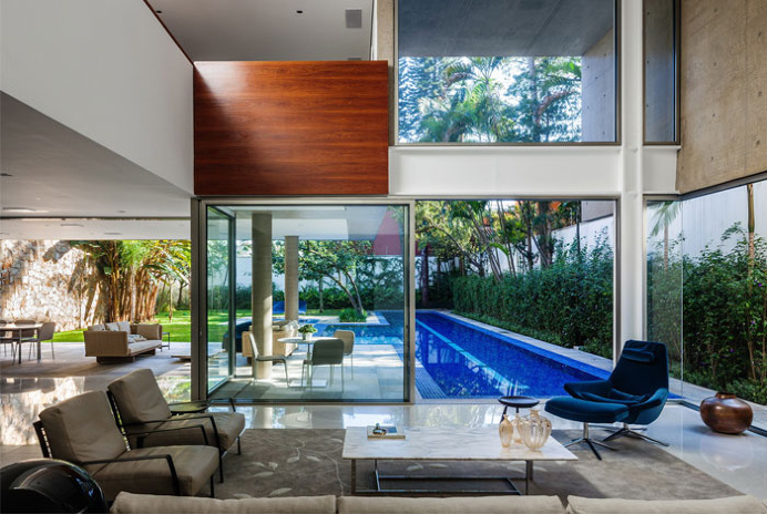 Concrete And Glass House - #architecture, #house, #home, #interior, #homedecor,