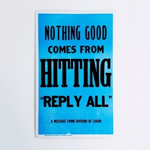 reply all #advice #typography