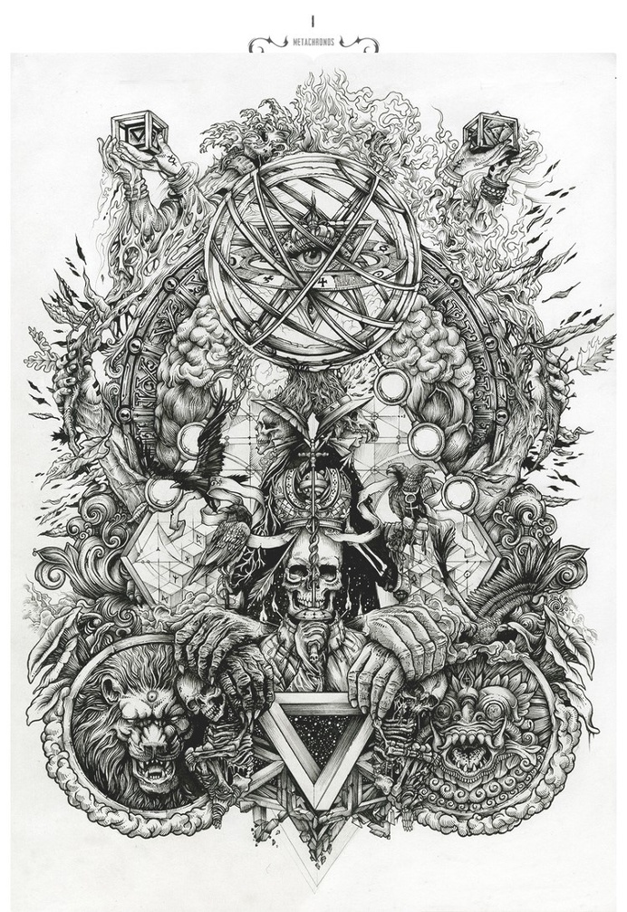 Brilliant Intricate Drawings of DZO Olivier