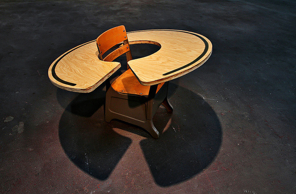 Sergio Garcia Dallas TX #design #furniture #desk #art #circle #fine