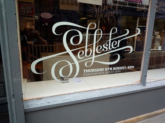 All sizes | Setting up the show | Flickr - Photo Sharing! #lester #window #type #seb #typography