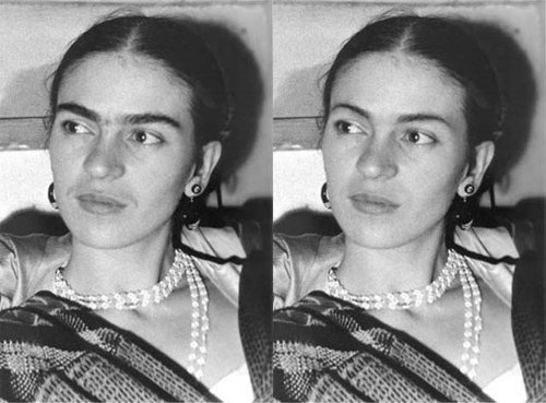Chimes&Rhymes | innovative design and new techniques in visual artistry #kahlo #white #photo #black #photoshop #frida