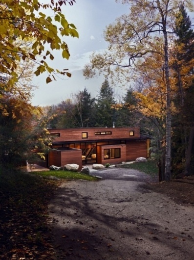 WANKEN - The Blog of Shelby White » Hurteau-Miller Cottage #kariouk #concrete #associates #wood #architecture