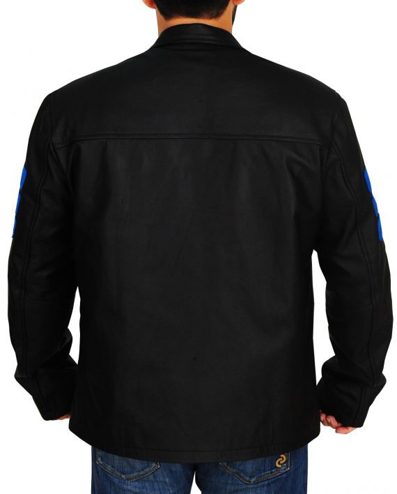 Mirror's Edge Jacknife Cosplay Leather Jacket (6) F-B