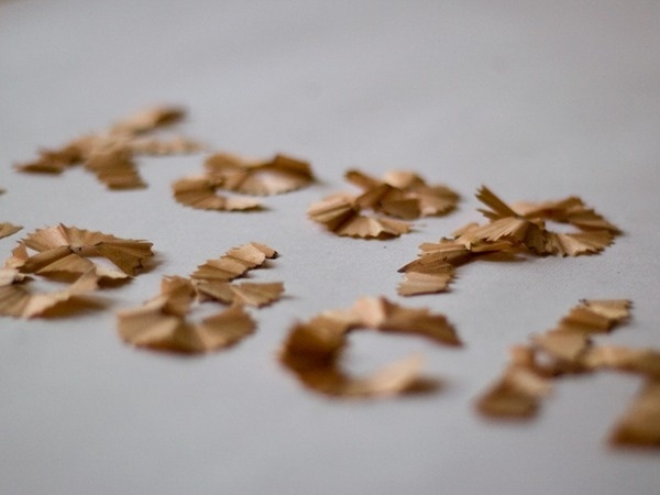 Keep Sketch Niall Staines Design #shavings #pencil #sketch #typography