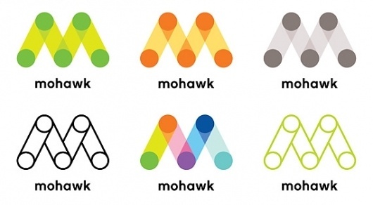 Mohawk Connects the Dots - Brand New #logo #identity #mohawk