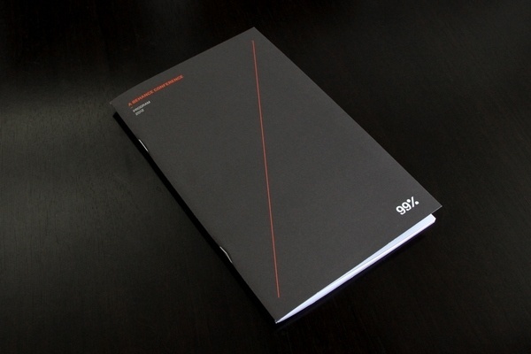99% Conference 2012: Identity & Branded Materials on the Behance Network #cover #identity #branding